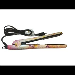 Pink Floral Ceramic Hair Straightener